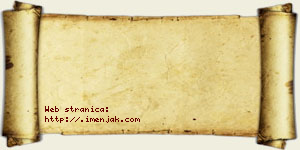 Jasmina Kaić vizit kartica